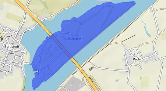 Bodenrichtwertkarte Rader Insel